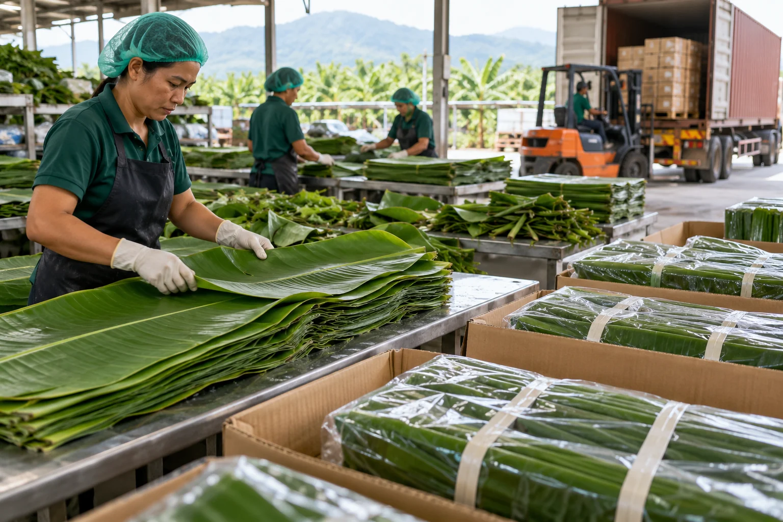 Banana Leaves for International Buyers: Quality, Cutting, Packing and Logistics Considerations