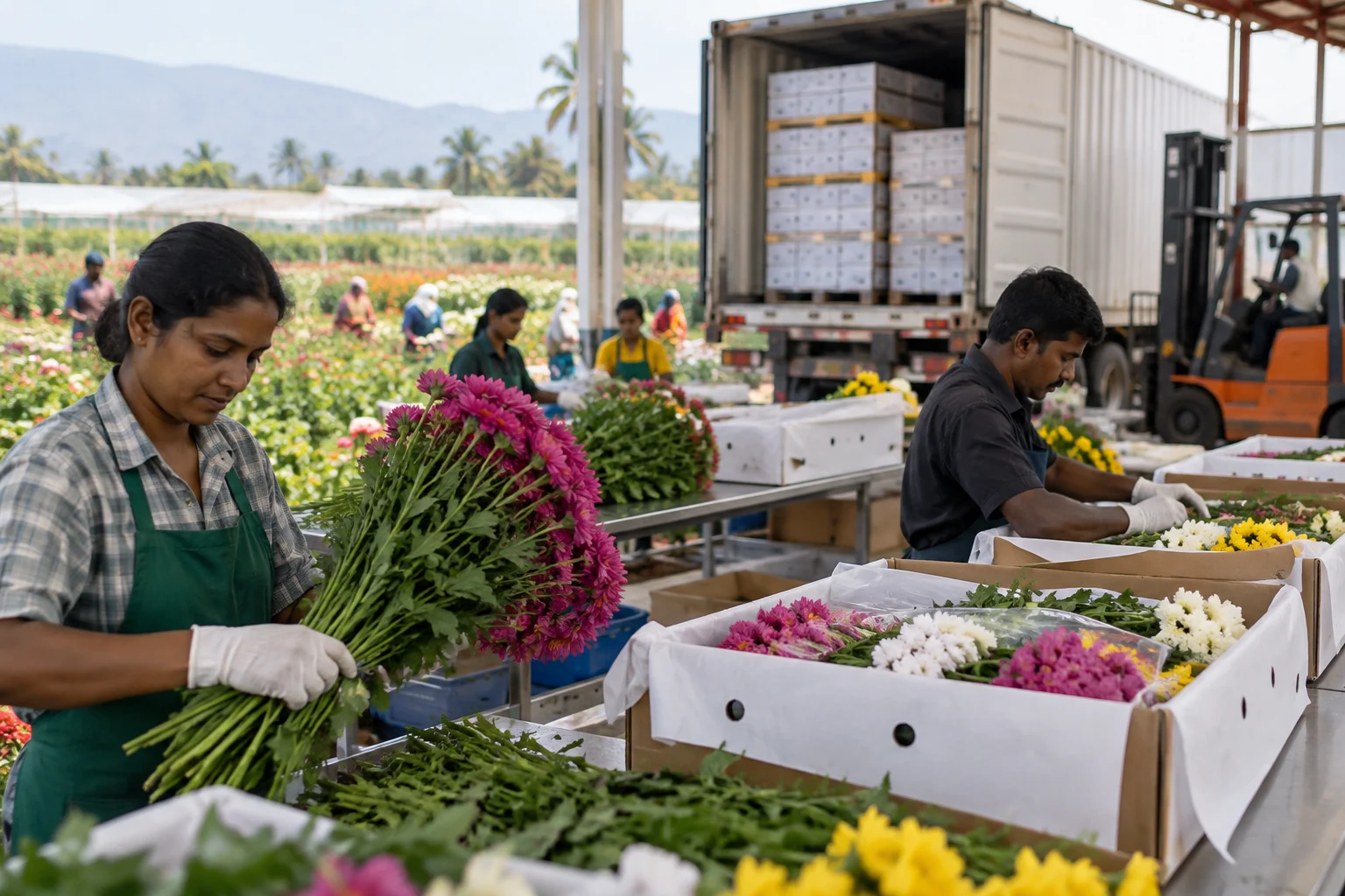 From Farm to Overseas Customer: What It Really Takes to Keep Fresh Indian Flowers Fresh