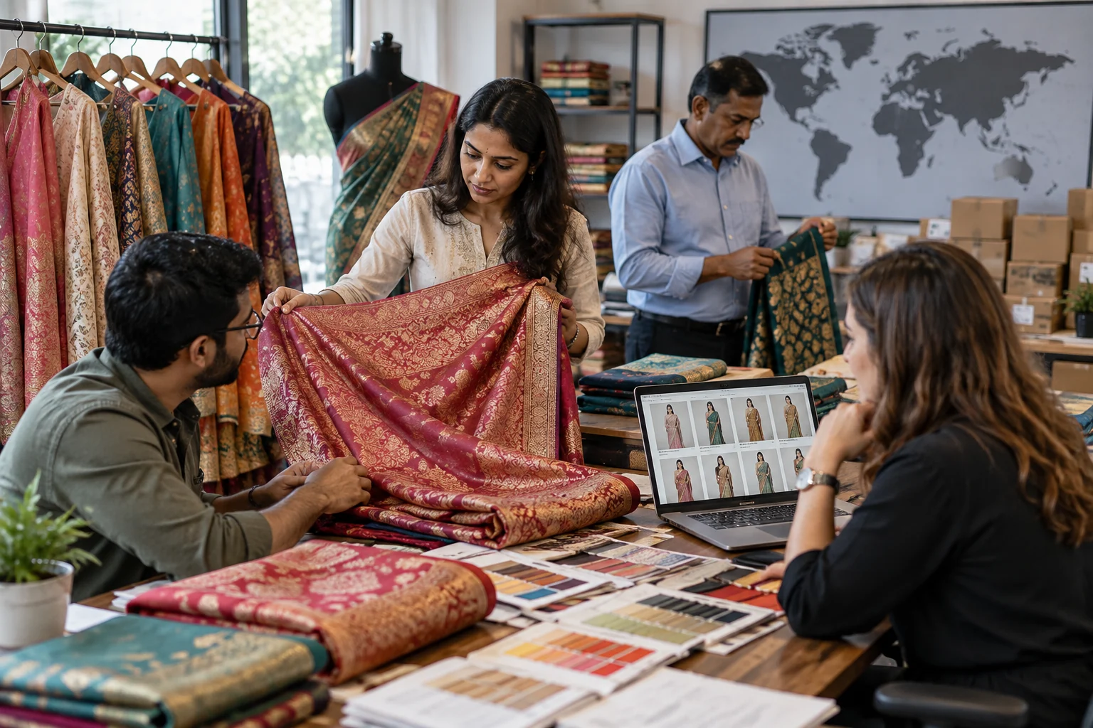 Indian Sarees for Global Retail: Managing Variety, Quality, Catalog Complexity and Supplier Coordination