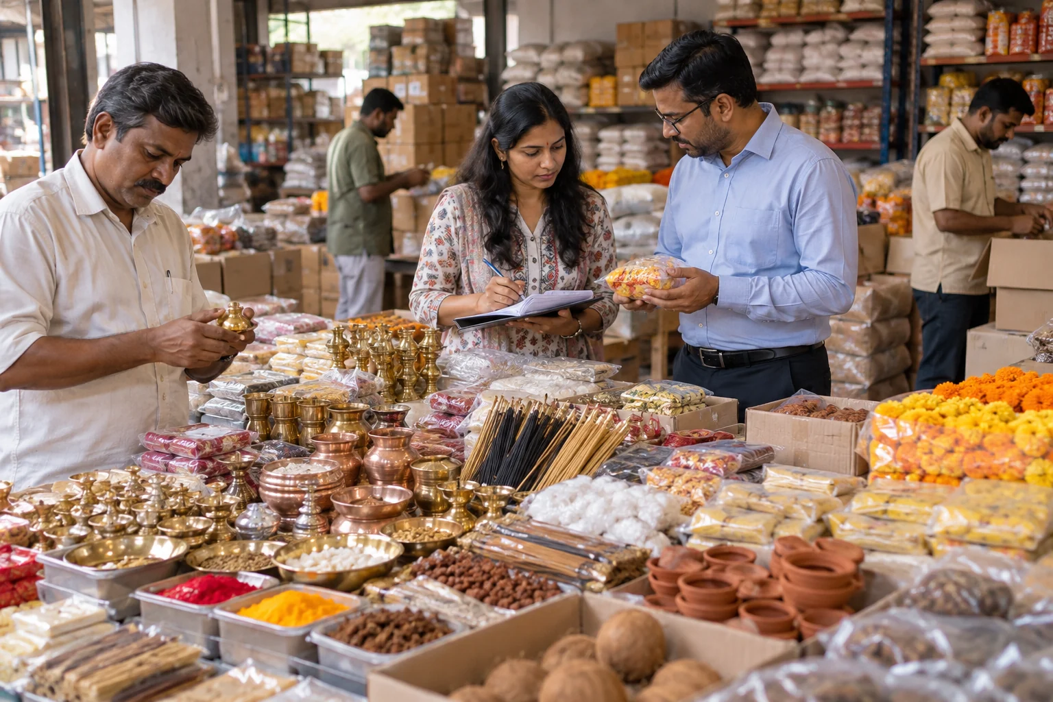 Sourcing Pooja Samagri from India: The Challenge of Managing Hundreds of Products and Suppliers