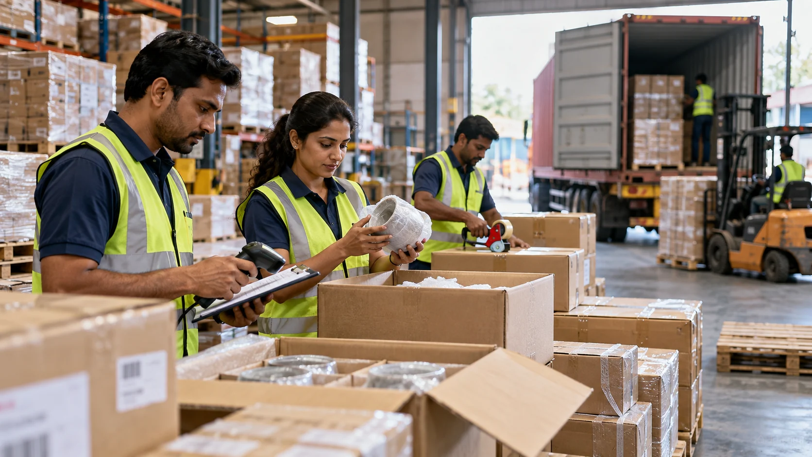 Warehouse Consolidation in India: Why Receiving, Verification and Repacking Matter Before Export